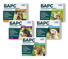 BARS® insecticidal acaricidal drops for dogs