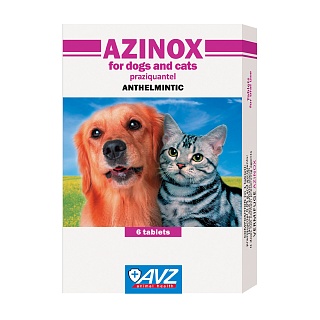 Azinox for dogs and cats  tablets: description, application, buy at manufacturer's price