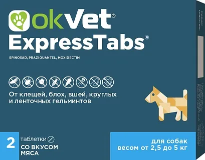 ExpressTabs tablets for dogs  : description, application, buy at manufacturer's price