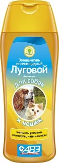 Meadow insecticidal shampoo for dogs and cats: description, application, buy at manufacturer's price