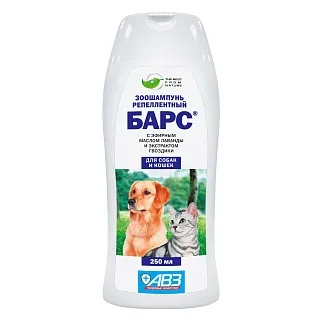 Барс зоошампунь репеллентный для собак и кошек: описание, применение, купить по цене производителя