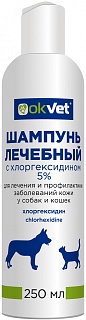 OKVET® Treatment Shampoo with Chlorhexidine: description, application, buy at manufacturer's price