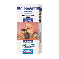 Ciprovet tablets for oral use for cats, puppies and small breeds