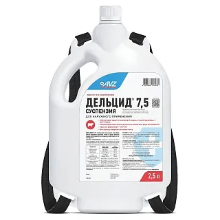 ДЕЛЬЦИД® 7,5 суспензия. Для наружного применения: описание, применение, купить по цене производителя