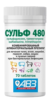 Сульф-480 таблетки для орального применения: описание, применение, купить по цене производителя