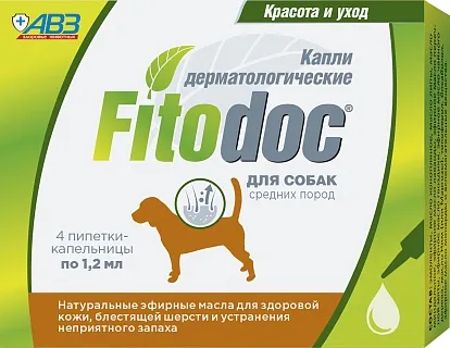 FITODOC dermatological drops: description, application, buy at manufacturer's price