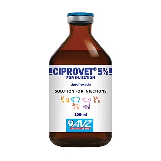 Ciprovet 5% solution for injections