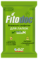 FITODOC® влажные салфетки для лапок собак и кошек