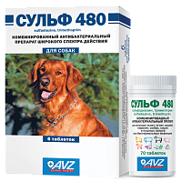 Sulf 480 tablets for oral use for dogs