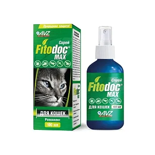 FITODOC® Max спрей для кошек: описание, применение, купить по цене производителя