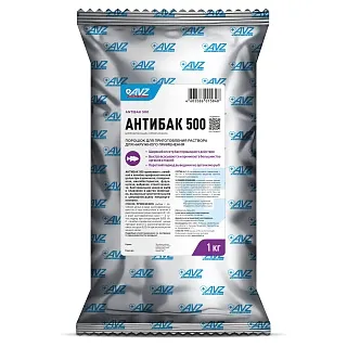 Антибак 500. Порошок для приготовления раствора для наружного применения: описание, применение, купить по цене производителя
