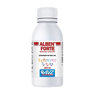 Alben Forte suspension for oral use: description, application, buy at manufacturer's price