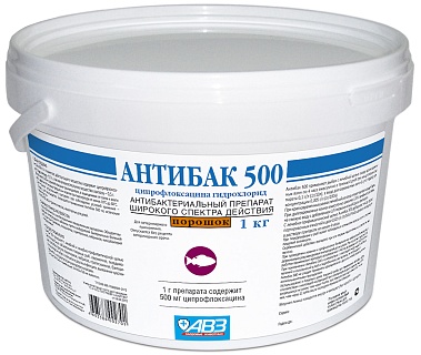 Antibak 500 powder: description, application, buy at manufacturer's price