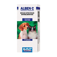 Alben C for dogs and cats  tablets
