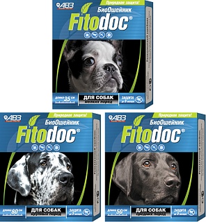 Fitodoc repellent collar for dogs: description, application, buy at manufacturer's price