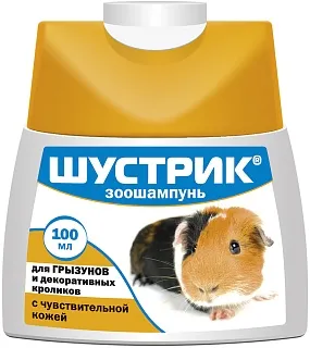 Shustrik shampoo for rodents with sensitive skin shampoo: description, application, buy at manufacturer's price