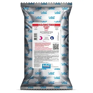 Колистин 12 млн АВЗ. Порошок для приема внутрь: описание, применение, купить по цене производителя