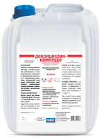 Doxycycline-complex solution for oral use