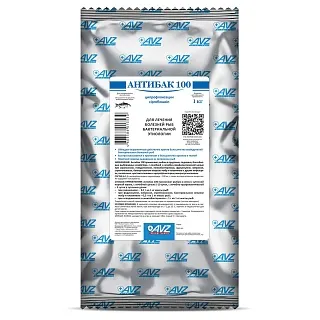 Антибак 100. Порошок для приема внутрь: описание, применение, купить по цене производителя