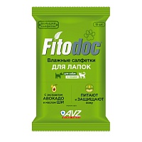FITODOC wet wipes for paws of dogs and cats