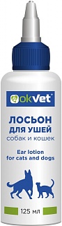 OKVET ® ear lotion for dogs and cats: description, application, buy at manufacturer's price