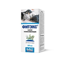 Fitex soothing drops for dogs and cats