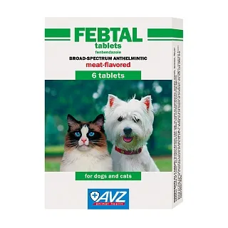 Febtal tablets for cats and dogs: description, application, buy at manufacturer's price