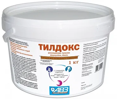 Tildox AVZ POWDER FOR ORAL USE: description, application, buy at manufacturer's price