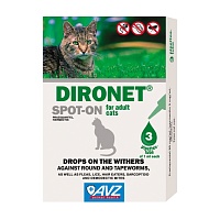 Dironet SPOT-ON drops for cats