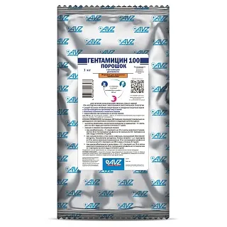 Гентамицин 100 порошок : описание, применение, купить по цене производителя