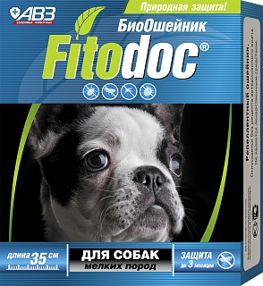 Fitodoc repellent collar for dogs: description, application, buy at manufacturer's price