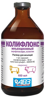 Koliflox solution for injections