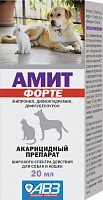 Amit Forte solution for external use for dogs and cats