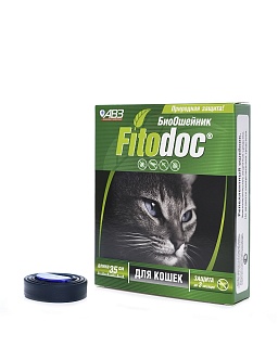Fitodoc ошейник репеллентный для кошек : описание, применение, купить по цене производителя