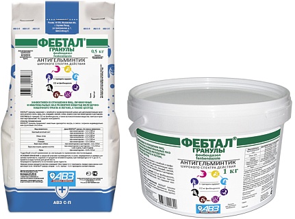 Febtal granules: description, application, buy at manufacturer's price