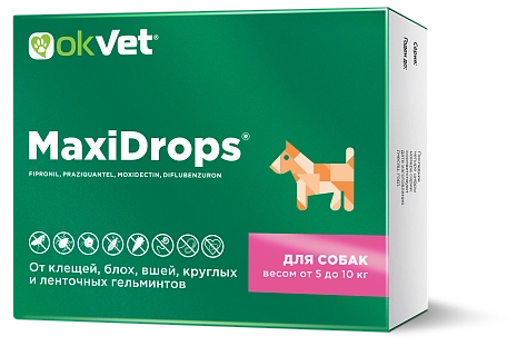 MaxiDrops® for dogs: description, application, buy at manufacturer's price