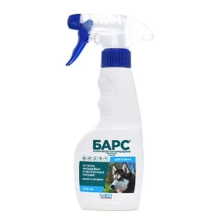 Bars spray insectoacaricidal for dogs: description, application, buy at manufacturer's price