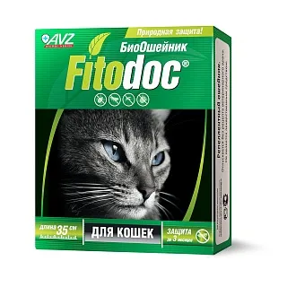 FITODOC® ошейник репеллентный для кошек : описание, применение, купить по цене производителя