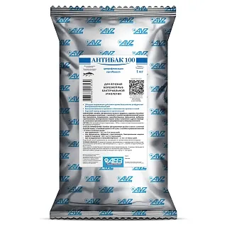 Антибак 100. Порошок для приема внутрь: описание, применение, купить по цене производителя