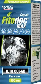 Fitodoc Max spray for dogs: description, application, buy at manufacturer's price