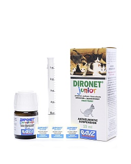 Dironet Junior for puppies and kittens: description, application, buy at manufacturer's price