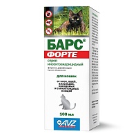 BARS® forte insecticidal acaricidal spray for cats